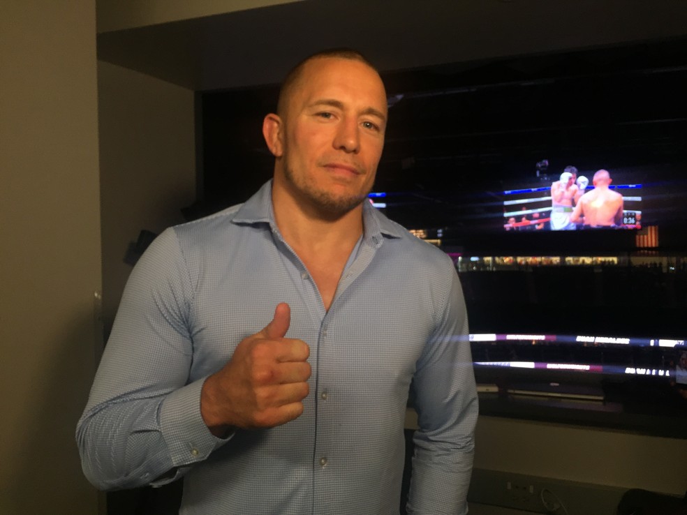 Georges St-Pierre é uma das atrações do UFC Nova York, dia 4 de novembro, no Madison Square Garden (Foto: Ana Hissa)