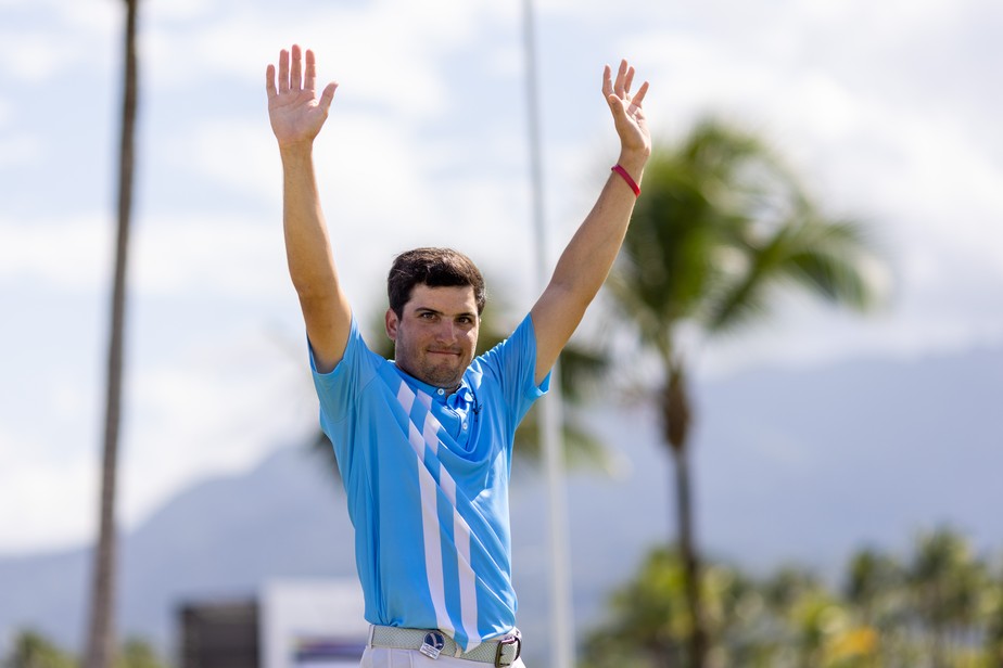Argentino Mateo Fernández comemora título do Latin America Amateur Championship