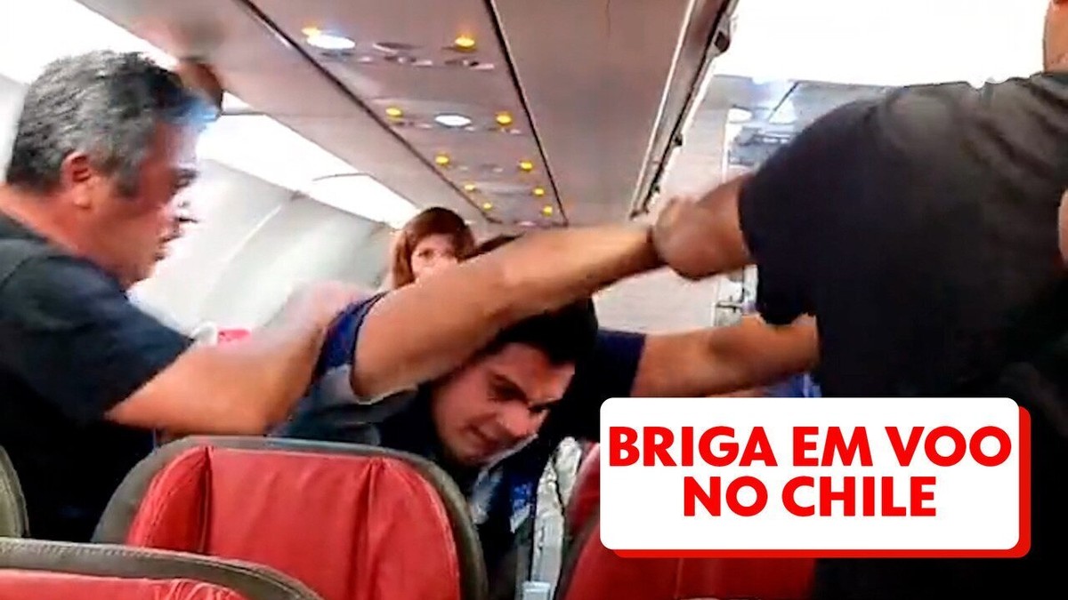 Video: Pasajeros se golpean en un vuelo de Latam en Chile y terminan detenidos |  Mundo
