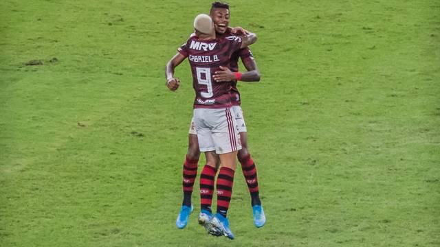 Bruno Henrique e Gabigol Flamengo x Inter