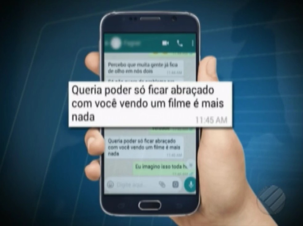 Mãe flagrou mensagens que indicavam que professor abusava do filho de apenas dez anos de idade. (Foto: Reprodução / TV Liberal)