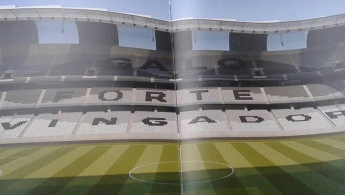 Imagem do projeto do estádio do Atlético-MG (Foto: Reprodução / Internet)