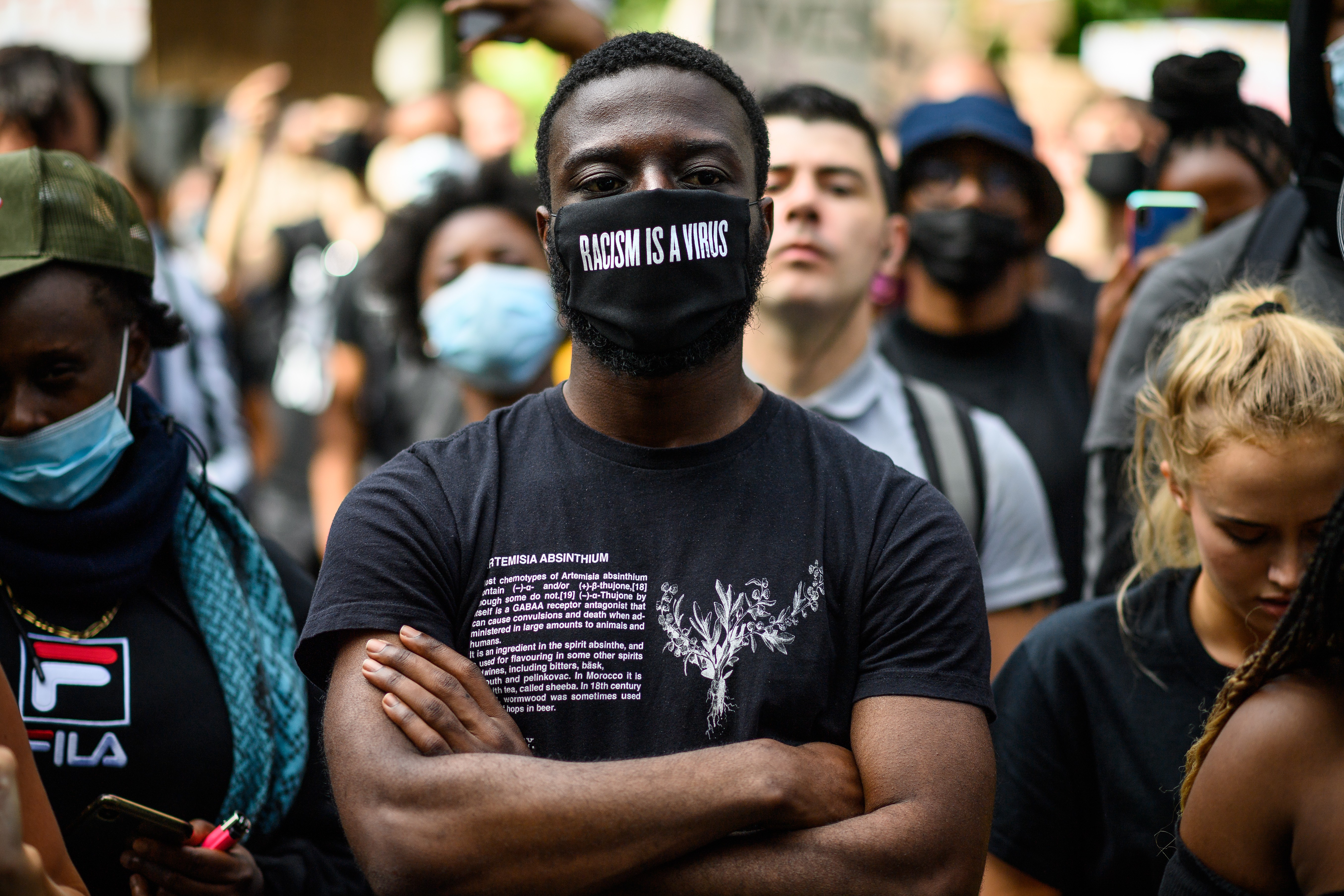 Enormes protestos do movimento 'Black Lives Matter' não causaram aumento nos casos de coronavírus, diz pesquisa (Foto: Getty Image )