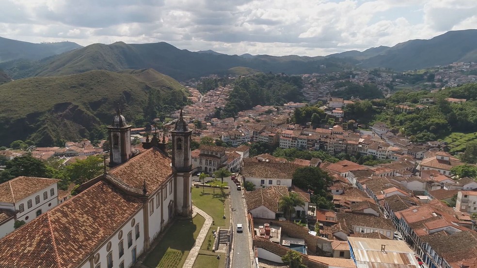 Cidade de Ouro Preto. — Foto: TV Globo/Reprodução