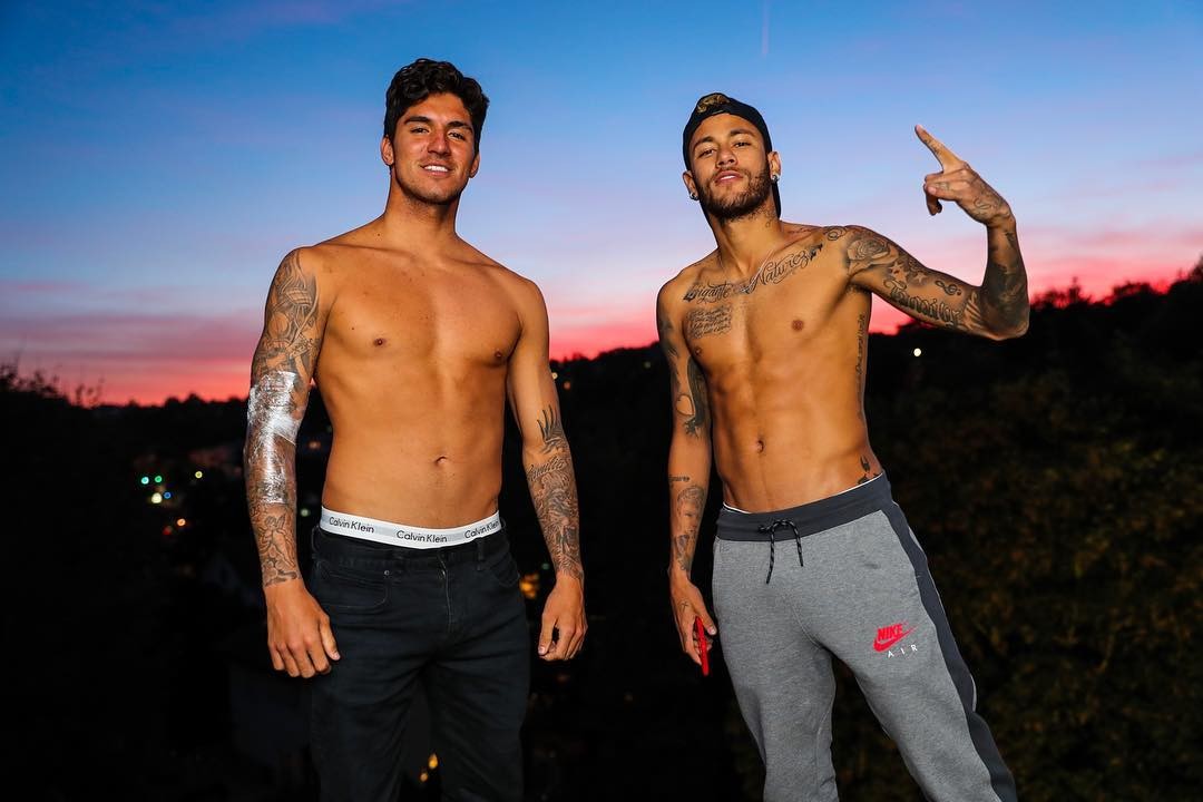 Gabriel Medina e Neymar (Foto: Reprodução Instagram)