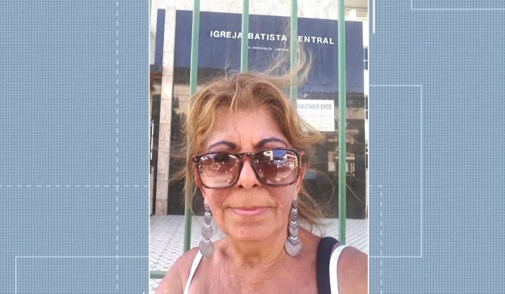 Maria Augusta Baião, de 68 anos, é morta estrangulada após se envolver em acidente de carro em Cabo Frio — Foto: Reprodução/Inter TV