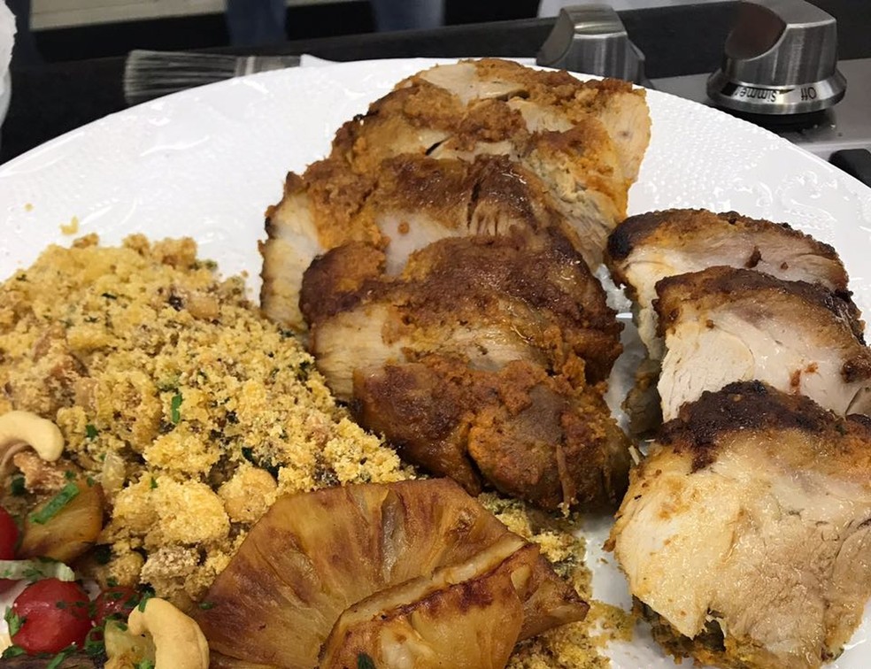 Pernil ao limão é dica de Ana Maria Braga — Foto: Globo