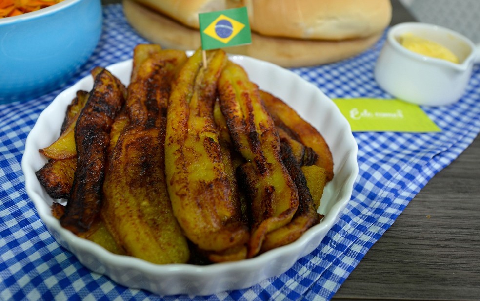 Banana de fritar o quilo tem preço de R$ 2,50 em Machadinho D'Oeste (Foto: Jamile Alves/G1 AM)