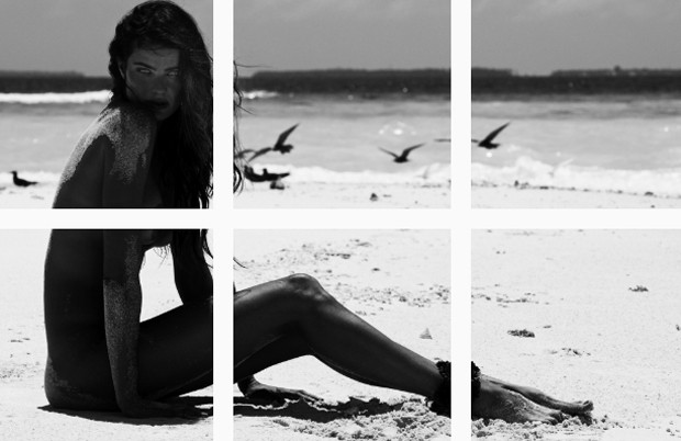 Isabeli Fontana para a 'Lui Magazine' (Foto: Reprodução/Instagram)