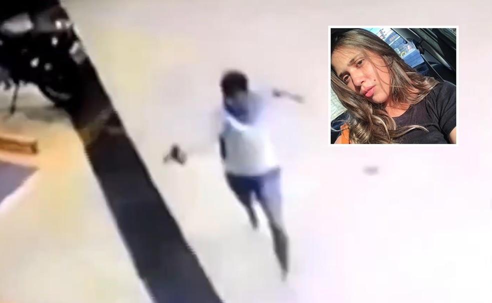 Garota morreu baleada durante tiroteio em posto de combustível  — Foto: TV Verdes Mares/Reprodução