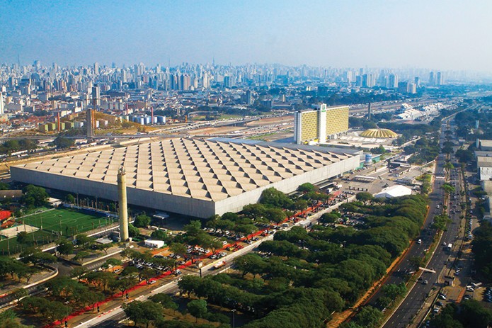 Anhembi Parque, que recebe novamente a Campus Party em São Paulo, tem estrutura gigantesa de 76 mil metros quadrados (Foto: Divulgação /  Anhembi Parque)