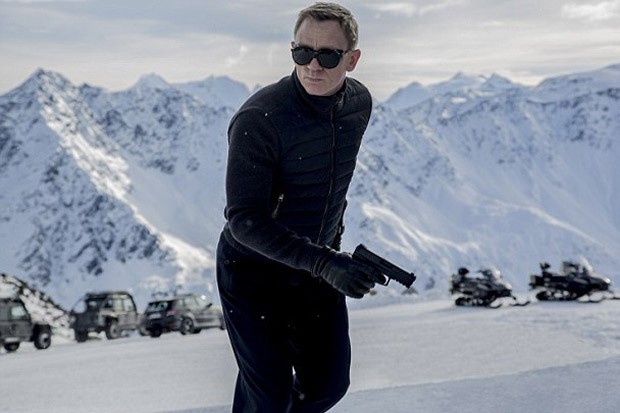 Daniel Craig nas gravações de 007: Spectre (Foto: Divulgação)