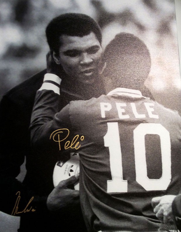 Pelé e Muhammad Ali (Foto: Divulgação)
