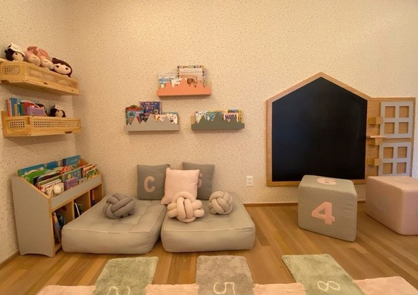 Fabiana Justus mostra detalhes da brinquedoteca das filhas em novo apartamento (Foto: Reprodução/Instagram)