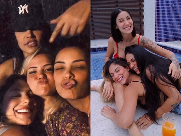 Ex-BBBs Flay, Ivy Moraes, Bianca Andrade, Marcela mc Gowan e Mari Gonzalez (Foto: Reprodução/Instagram)