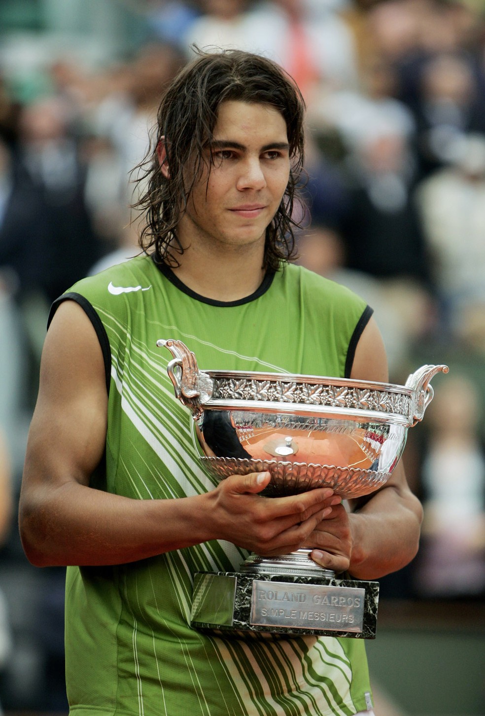 Rafael Nadal Roland Garros 2005 — Foto: Getty Images 