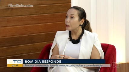 Especialista tira dúvidas dos telespectadores sobre violência contra mulher