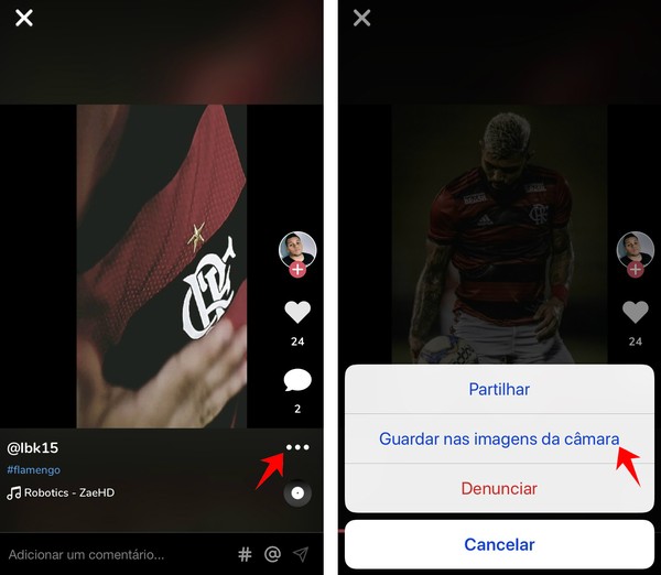 Lomotif Do Flamengo Como Baixar E Compartilhar Videos Em Redes Sociais Edicao E Criacao Techtudo