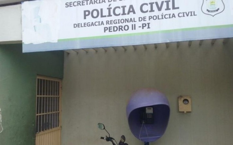 Delegacia de Pedro II, no Norte do Piauí — Foto: Divulgação/Polícia Civil
