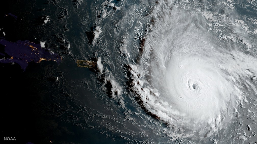 Furacão Irma (Foto: NOAA National Weather Service National Hurricane Center/Reuters)