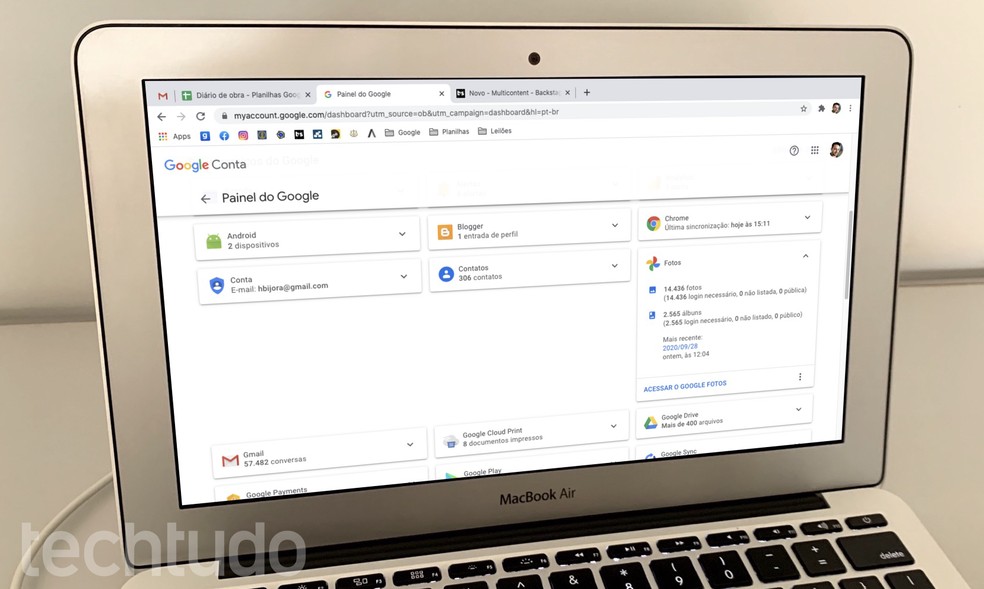 Tutorial mostra como saber o número de fotos no seu Google Fotos — Foto: Helito Beggiora/TechTudo