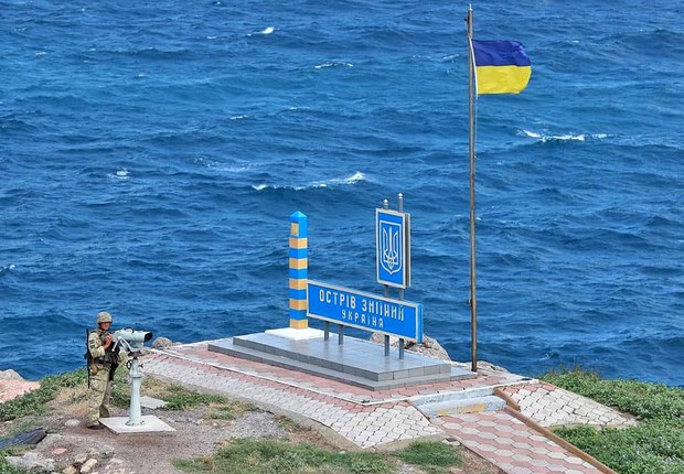 A Snake Island é considerada um ponto estratégico no Mar Negro (Foto: State Border Guard Service of Ukraine, CC BY 4.0 <https://creativecommons.org/licenses/by/4.0>, via Wikimedia Commons)