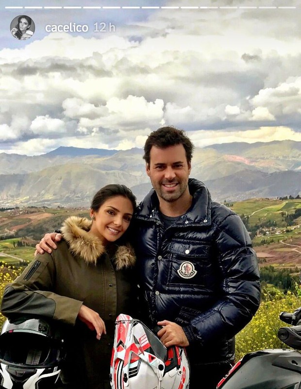 O casal Carol Celico e Eduardo Scarpa (Foto: Reprodução/Instagram)