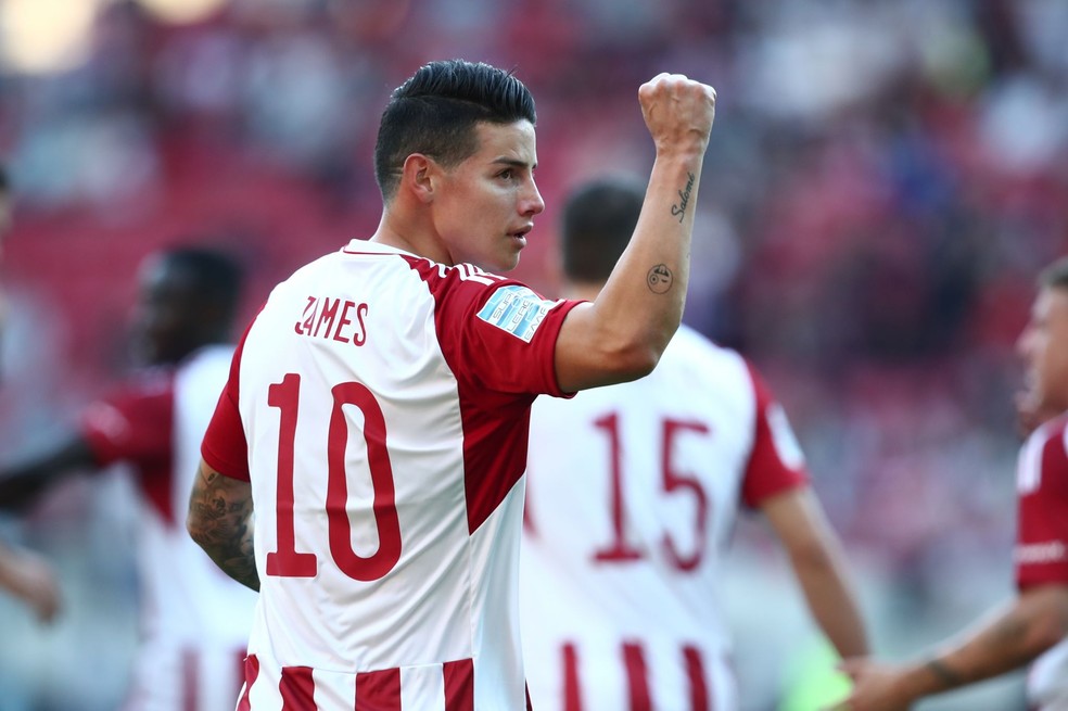James Rodrguez  Foto: Divulgao/Olympiacos