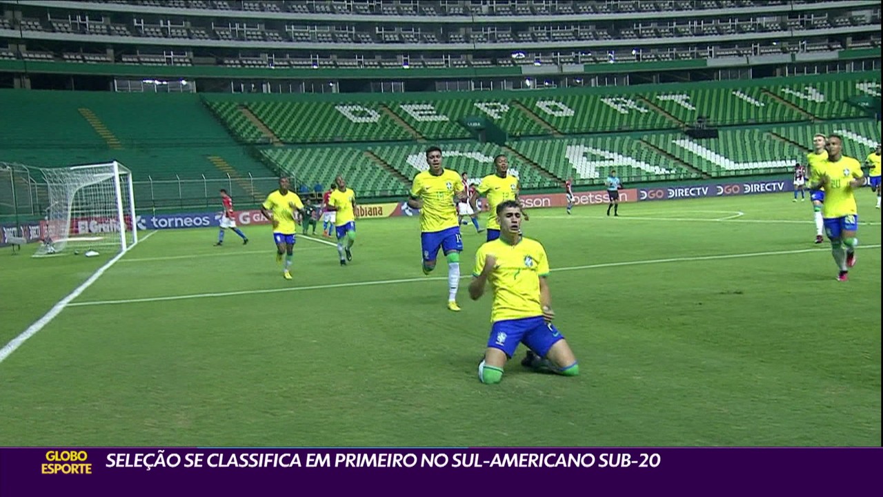 Seleção Brasileira se classifica em primeiro no Sul-Americano sub-20