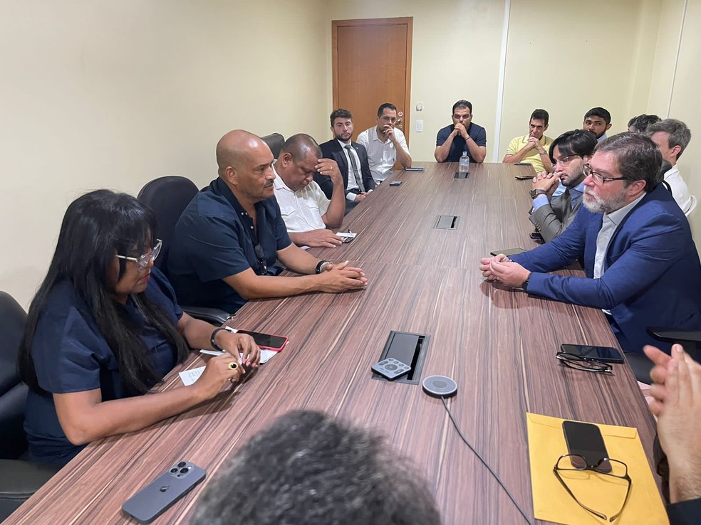 Nova audiência de conciliação foi realizada neste sábado no MPT-MA. — Foto: Divulgação / Sttrema