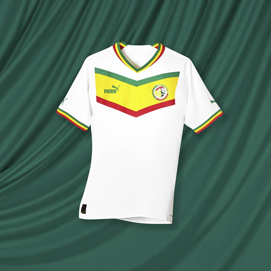Copa de 2002 inspira novos uniformes de Senegal (Foto: Divulgação/Puma)