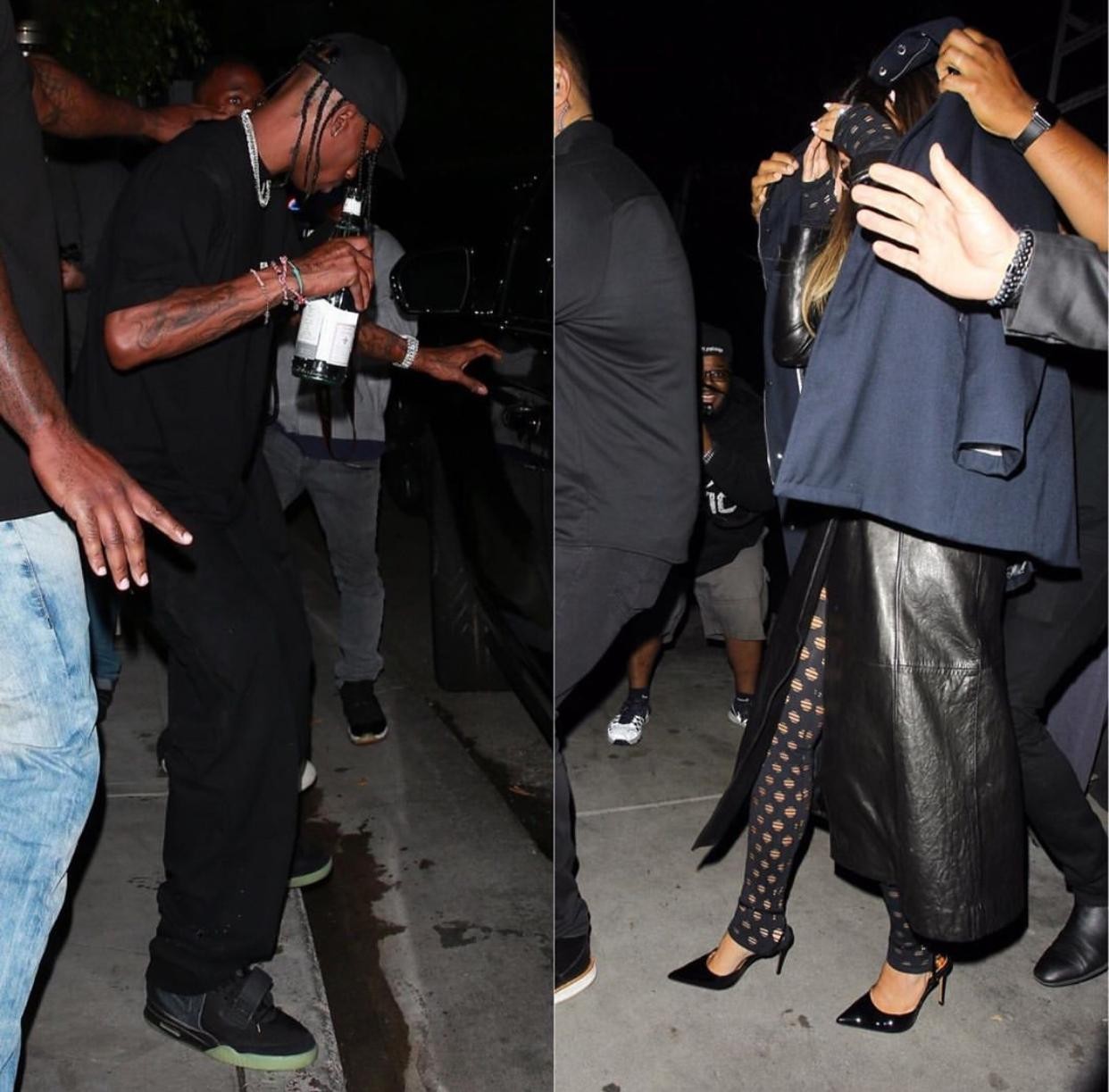Kylie Jenner e Travis Scott são flagrados deixando restaurante em LA juntos (Foto: Reprodução/ Instagram )