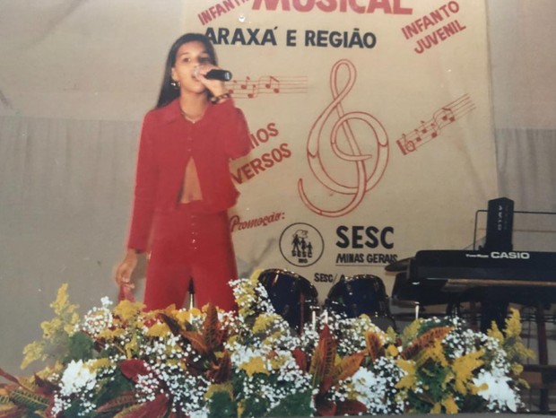 Mariana Rios em festival infantil músical Araxá (Foto: Arquivo pessoal)