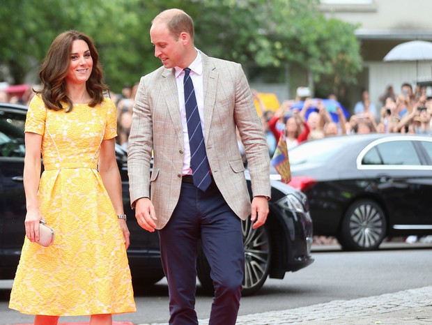 Kate Middleton e Príncipe William em Heidelberg (Foto: Getty Images)