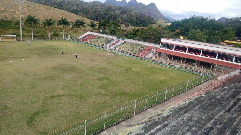 José Olímpio da Rocha, em Águia Branca, é o Estádio do Real Noroeste (Foto: Wagner Chaló/Rio Branco AC)