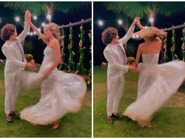 Sasha e João Figueiredo dançam em casamento (Foto: Reprodução/Instagram)