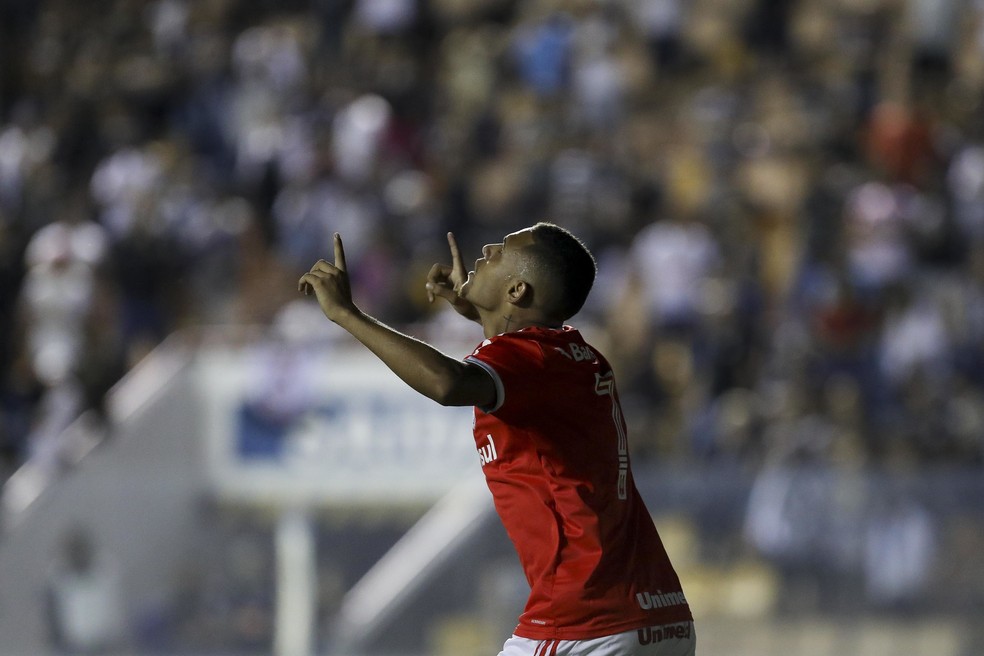 Matheus Monteiro anotou gol na semifinal — Foto: MARCELLO FIM/ZIMEL PRESS/ESTADÃO CONTEÚDO
