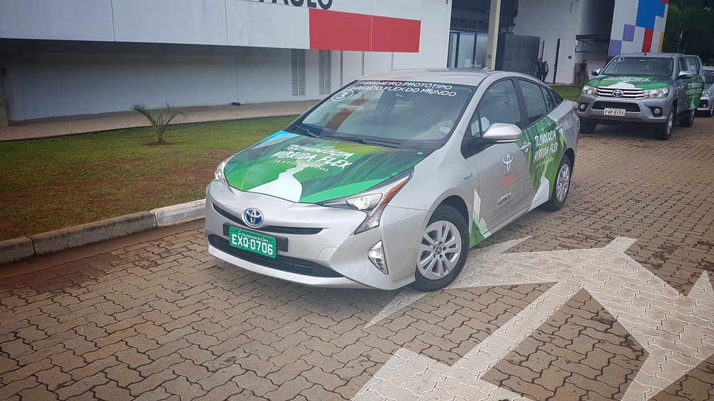 Toyota Prius flex comeÃ§a testes no Brasil â Foto: Rafael Miotto/G1