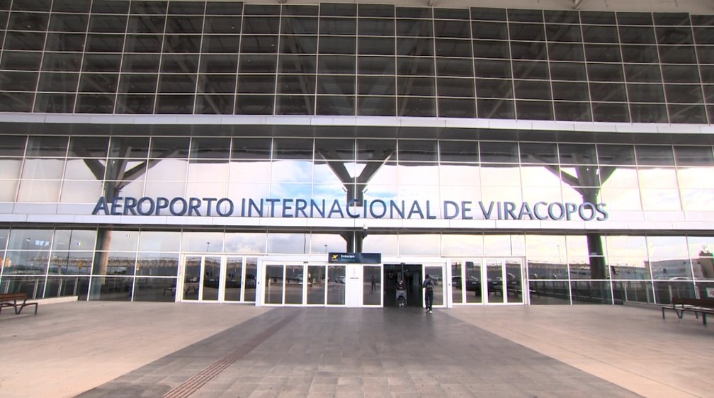 Aeroporto Internacional de Viracopos, em Campinas — Foto: Reprodução/EPTV