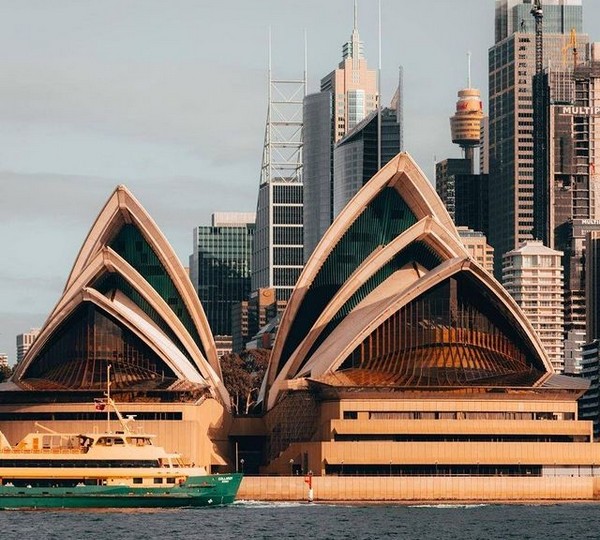 A Sidney Opera House, em Sidney, Austrália (Foto: Instagram)
