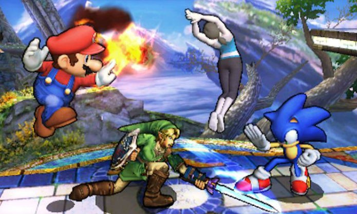 Super Smash Bros para 3DS trouxe a pancadaria para os portáteis (Foto: DIvulgação/Nintendo)