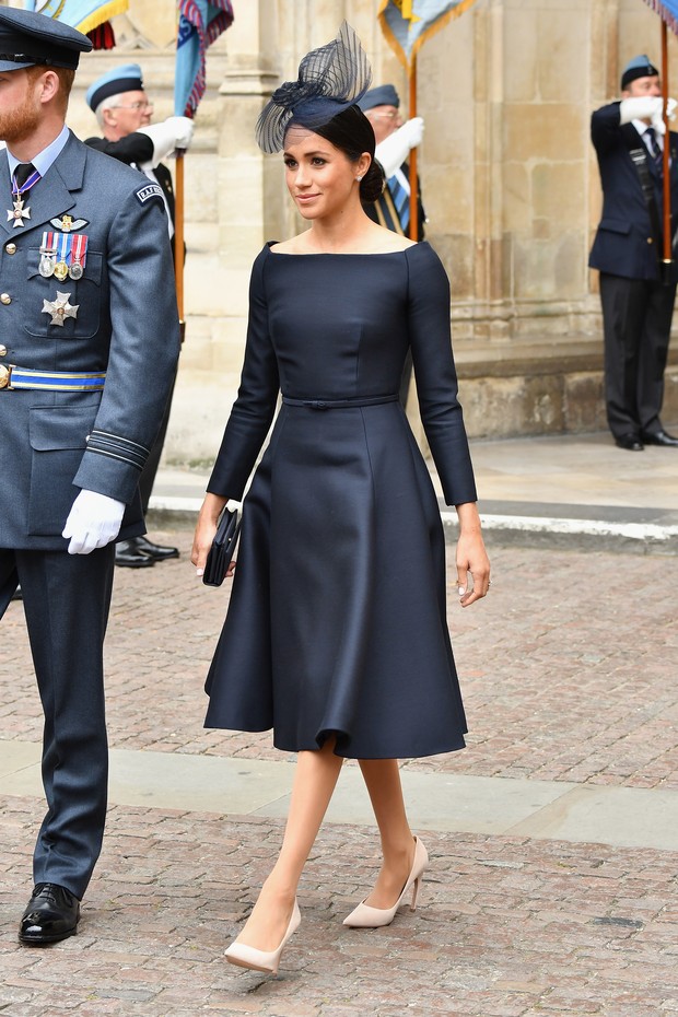 LONDON, ENGLAND - JULY 10:  Meghan, Duchess of Sussex attends as members of the Royal Family attend events to mark the centenary of the RAF on July 10, 2018 in London, England.  (Photo by Jeff Spicer/Getty Images) (Foto: Getty Images)