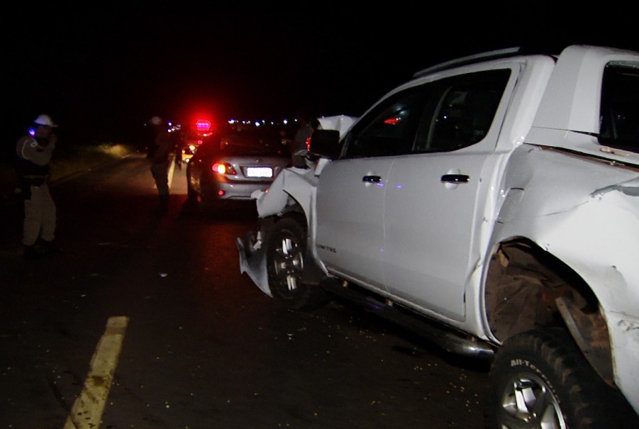 Engavetamento entre sete veículos causa transtorno na MGC-497 em Uberlândia; trânsito foi liberado