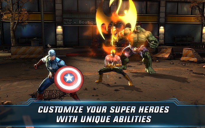 Monte sua própria equipe de Vingadores em Avenger Alliance 2 (Reprodução / Marvel)