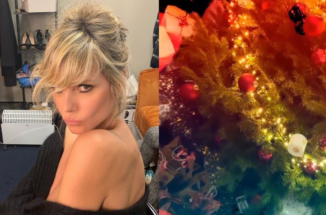 Heidi Klum escolhe decoração natalina inusitada (Foto: Reprodução: Instagram)