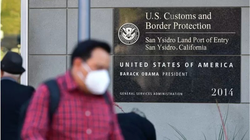 San Ysidro, na Califórnia, é o ponto mais utilizado pelos cidadãos russos para passar do México para os Estados Unidos (Foto: Getty Images via BBC News)