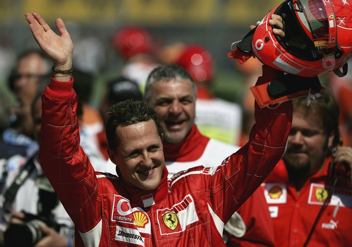 Michael Schumacher superou o recorde de poles em San Marino em 2006 (Foto: Getty Images)