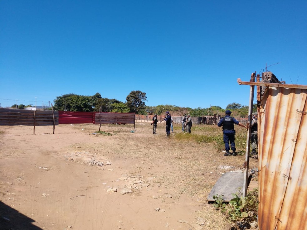 Polícia flagrou realização de vaquejada em meio à pandemia em Teresina — Foto: Simplício Júnior/TV Clube