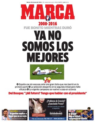 Capa Jornal Espanha (Foto: Reprodução)