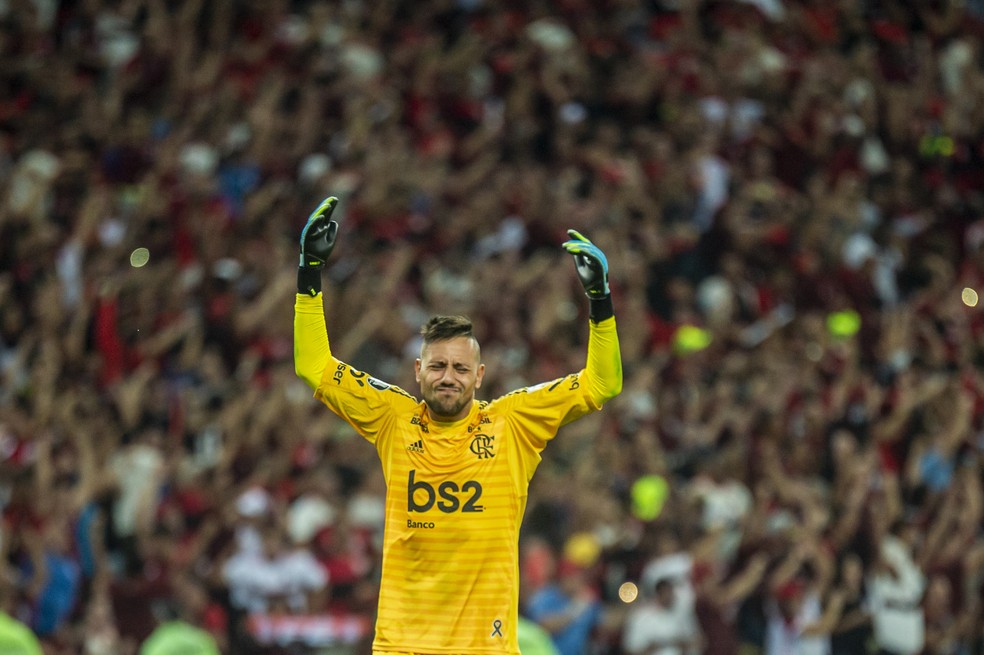 Diego Alves conquistou cinco títulos pelo Flamengo — Foto: Alexandre Vidal / Flamengo